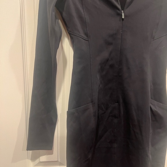 Athleta Black Long Sleeve Dress - Picture 4 of 12